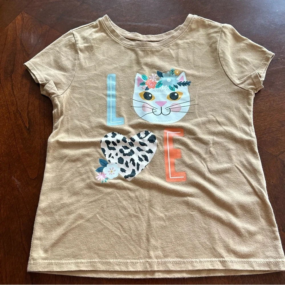 Garanimals | Kids Graphic T-Shirts - Pink and Tan